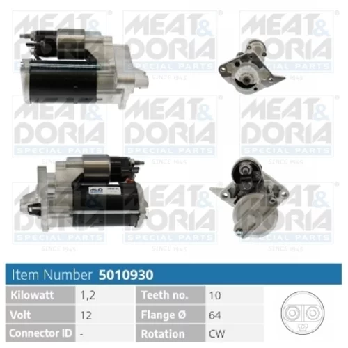 Štartér MEAT & DORIA 5010930