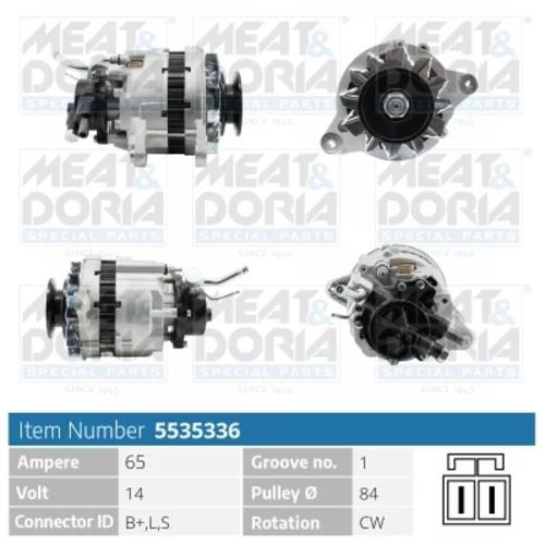 Alternátor MEAT & DORIA 5535336