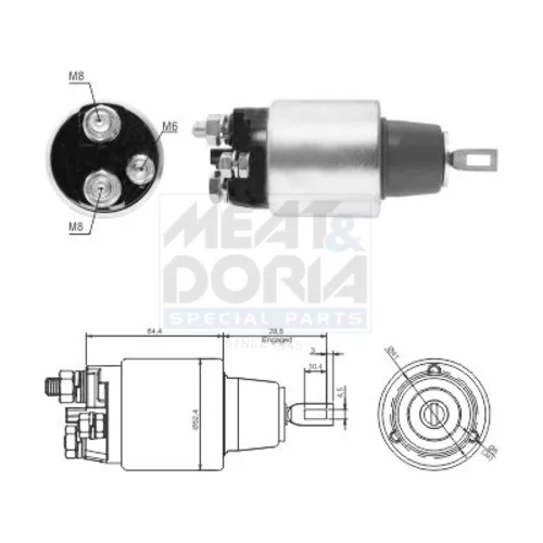 Elektromagnetický spínač pre štartér MEAT & DORIA 46313