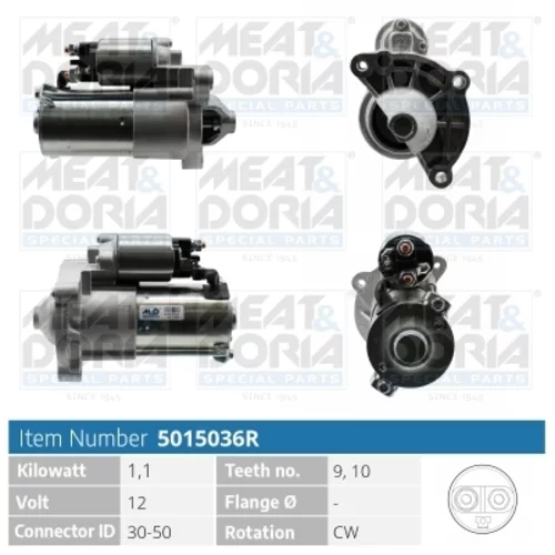 Štartér MEAT & DORIA 5015036R