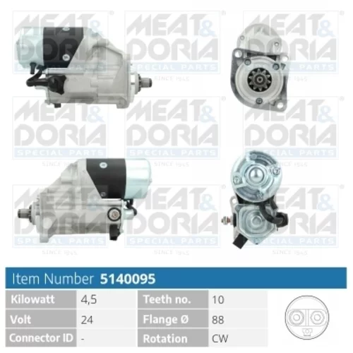 Štartér MEAT & DORIA 5140095