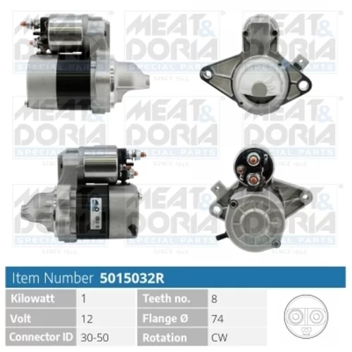 Štartér MEAT & DORIA 5015032R