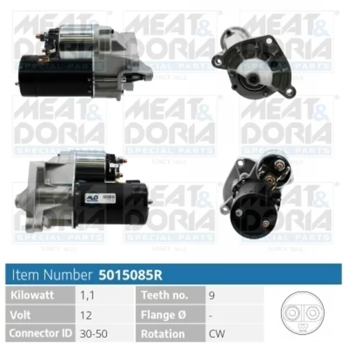 Štartér MEAT & DORIA 5015085R