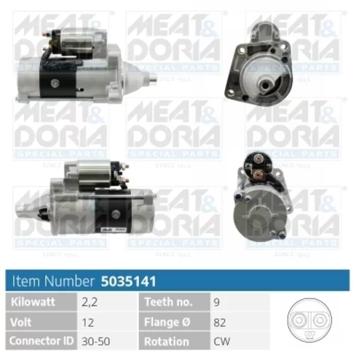 Štartér MEAT & DORIA 5035141