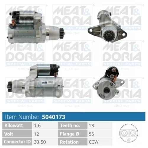 Štartér MEAT & DORIA 5040173