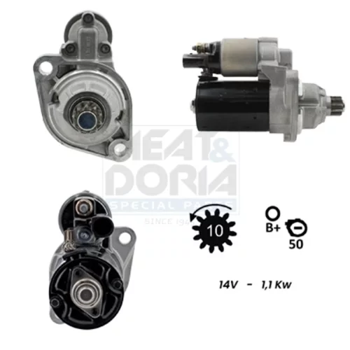 Štartér MEAT & DORIA 5010268G