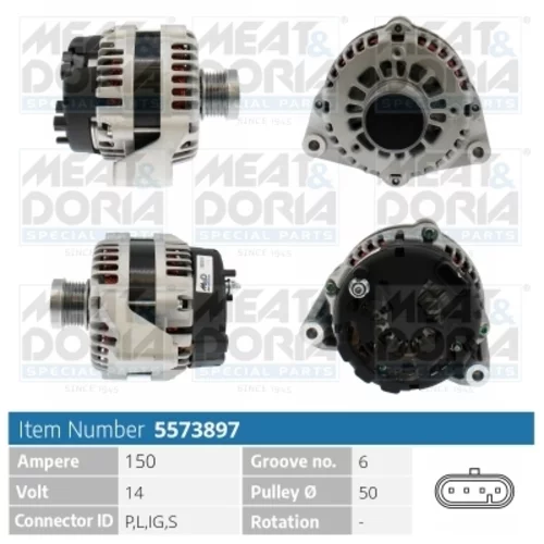 Alternátor MEAT & DORIA 5573897