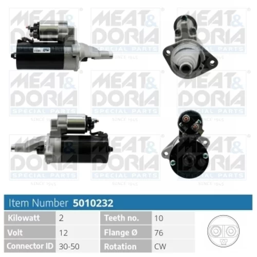 Štartér MEAT & DORIA 5010232