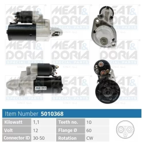 Štartér MEAT & DORIA 5010368