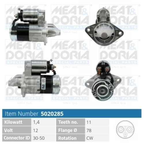 Štartér MEAT & DORIA 5020285