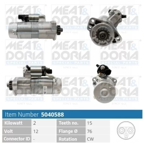 Štartér MEAT & DORIA 5040588