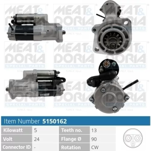 Štartér MEAT & DORIA 5150162