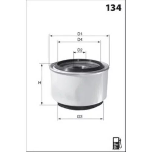 Palivový filter ELG5538 /MECAFILTER/ - obr. 1