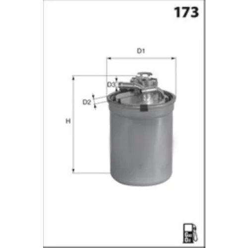 Palivový filter ELG5386 /MECAFILTER/ - obr. 1