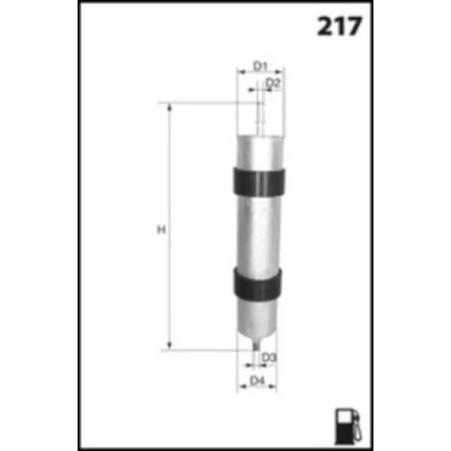 Palivový filter ELE6026 /MECAFILTER/ - obr. 1