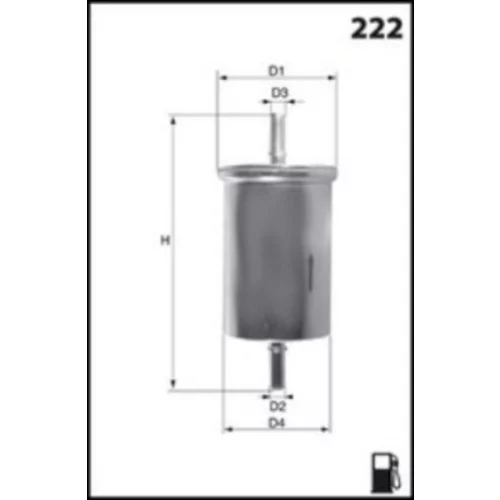 Palivový filter ELE6067 /MECAFILTER/ - obr. 1