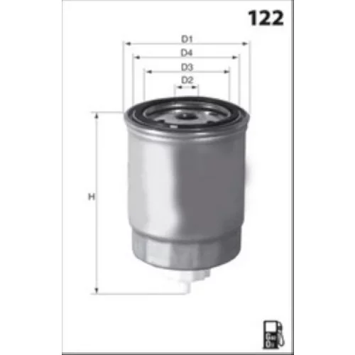 Palivový filter ELG5518 /MECAFILTER/ - obr. 1