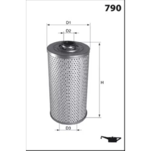Olejový filter ELH4166 /MECAFILTER/ - obr. 1