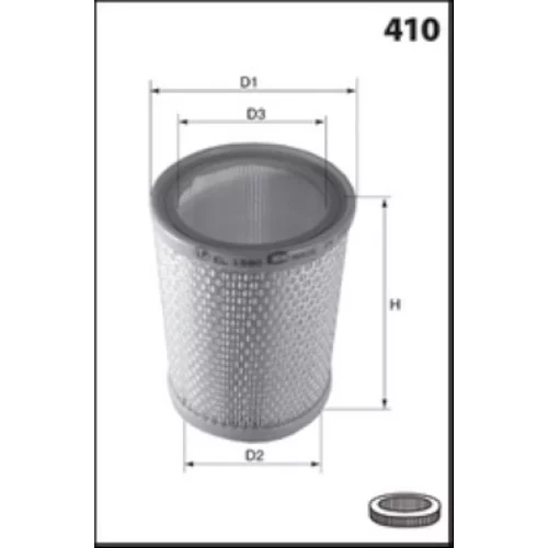 Vzduchový filter EL3469 /MECAFILTER/ - obr. 1