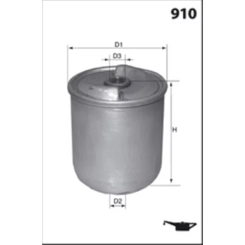 Olejový filter EHC8503 /MECAFILTER/ - obr. 1