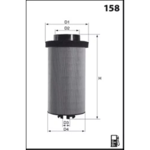Palivový filter ELG5517 /MECAFILTER/ - obr. 1