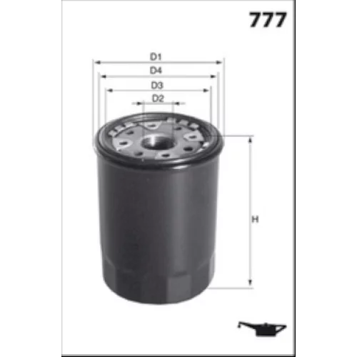 Olejový filter ELH4272 /MECAFILTER/ - obr. 1