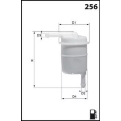 Palivový filter ELE3578 /MECAFILTER/ - obr. 1