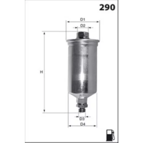 Palivový filter ELE6096 /MECAFILTER/ - obr. 1