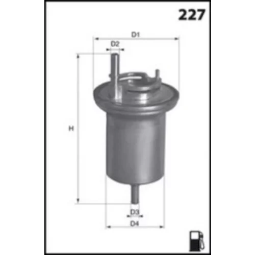Palivový filter ELE6063 /MECAFILTER/ - obr. 1