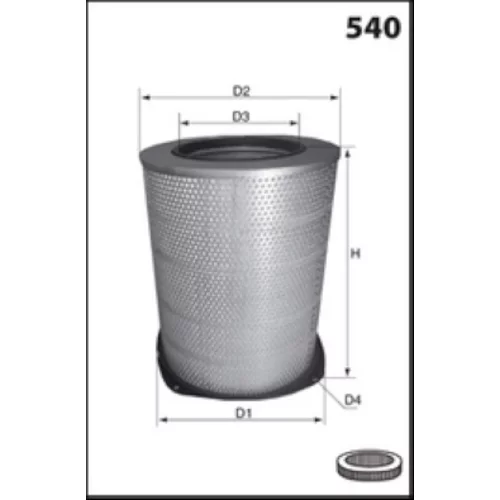 Vzduchový filter FA3195 /MECAFILTER/ - obr. 1