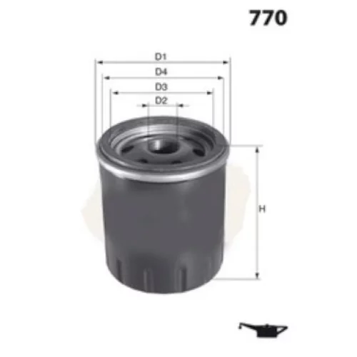 Olejový filter ELH4148 /MECAFILTER/ - obr. 1