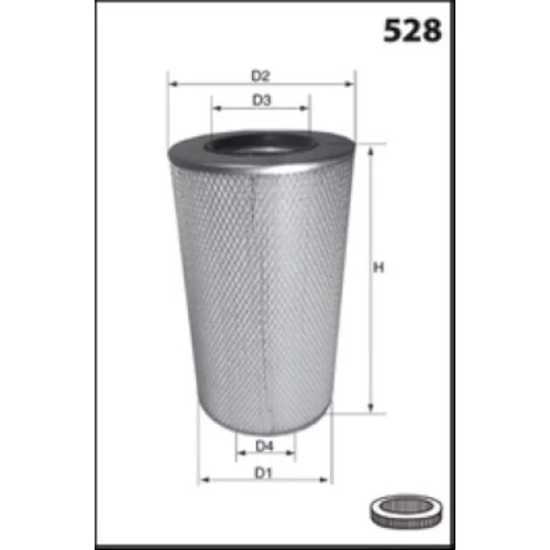 Vzduchový filter FA3218 /MECAFILTER/ - obr. 1
