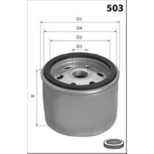Vzduchový filter, Kompresor nasávaného vzduchu FA3340 /MECAFILTER/ - obr. 1
