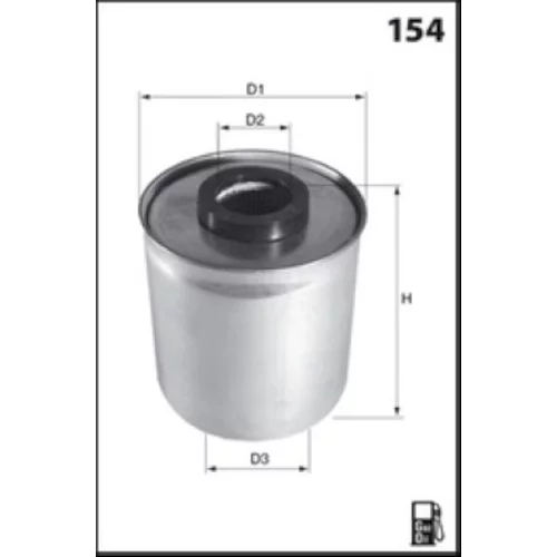 Palivový filter MECAFILTER ELG5652