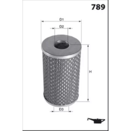 Olejový filter ELH4727 /MECAFILTER/ - obr. 1