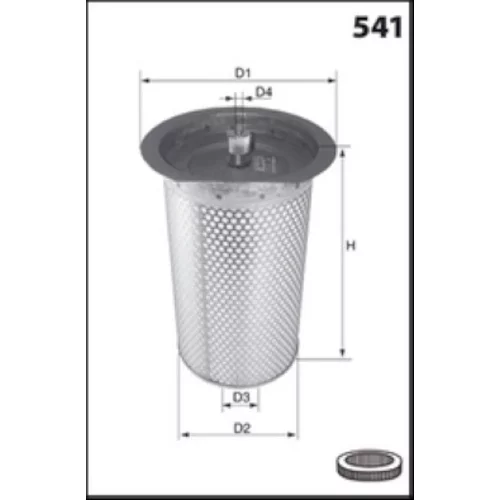 Vzduchový filter FA3158 /MECAFILTER/ - obr. 1