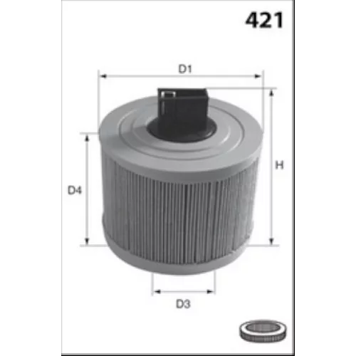 Vzduchový filter EL9201 /MECAFILTER/ - obr. 1
