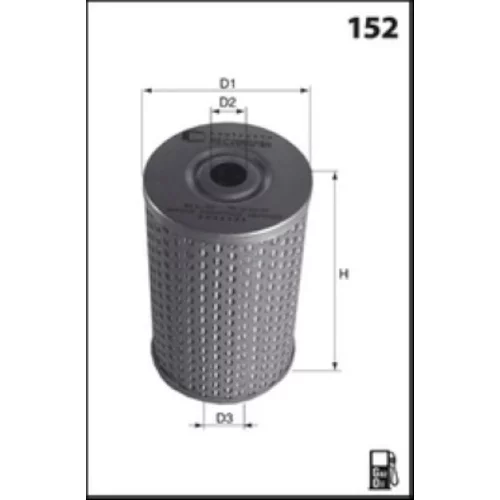 Palivový filter ELG5208 /MECAFILTER/ - obr. 1