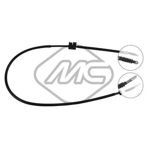 Ťažné lanko parkovacej brzdy Metalcaucho 80589