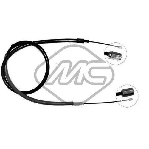 Ťažné lanko parkovacej brzdy Metalcaucho 80825