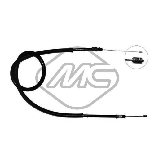 Ťažné lanko parkovacej brzdy Metalcaucho 83047