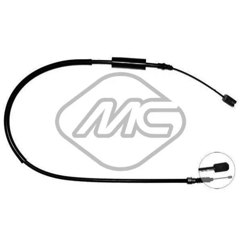 Ťažné lanko parkovacej brzdy Metalcaucho 83052