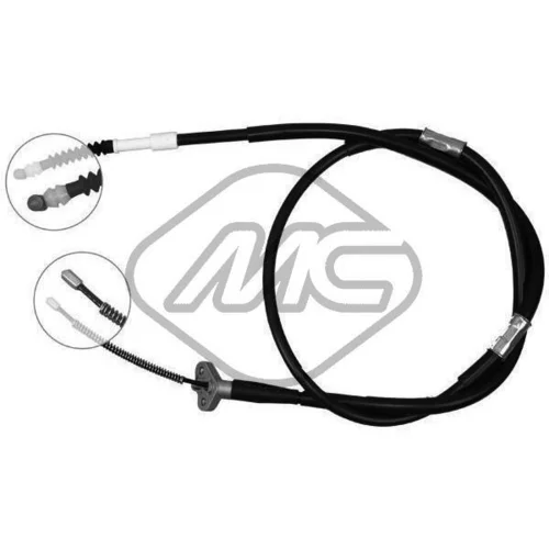 Ťažné lanko parkovacej brzdy Metalcaucho 83444