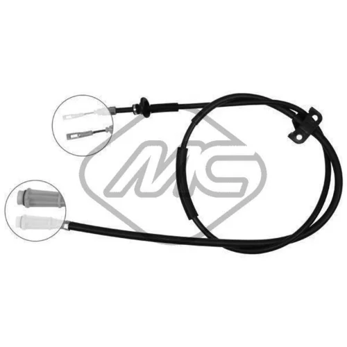Ťažné lanko parkovacej brzdy Metalcaucho 83579