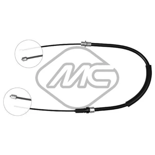 Ťažné lanko parkovacej brzdy Metalcaucho 80064