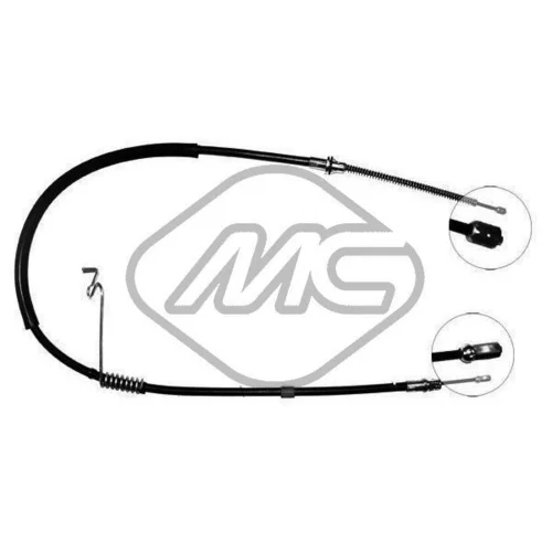Ťažné lanko parkovacej brzdy Metalcaucho 80223