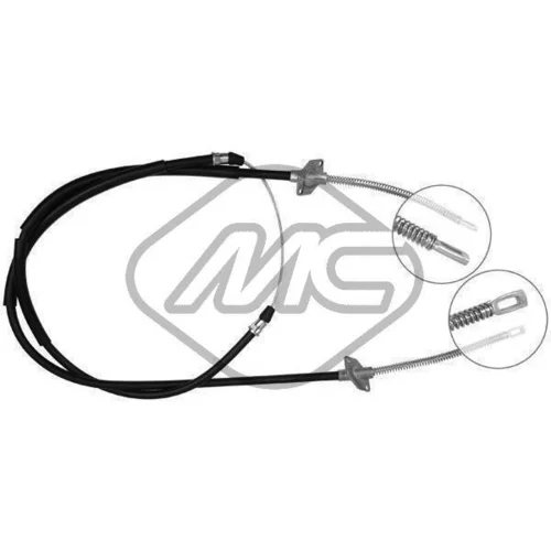 Ťažné lanko parkovacej brzdy Metalcaucho 80256