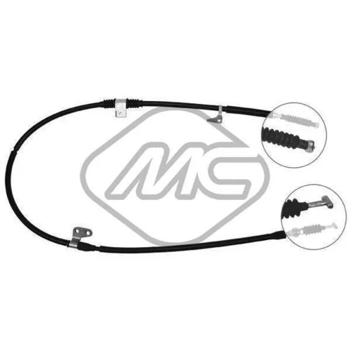 Ťažné lanko parkovacej brzdy Metalcaucho 82186