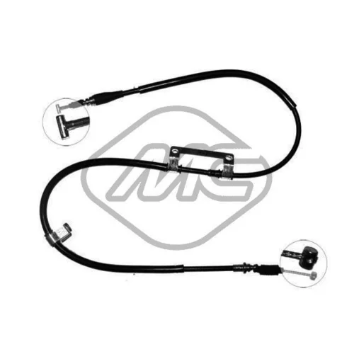 Ťažné lanko parkovacej brzdy Metalcaucho 82208