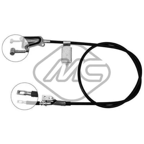 Ťažné lanko parkovacej brzdy Metalcaucho 82339